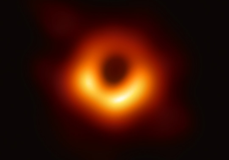 The black hole at the center of Messier 87.