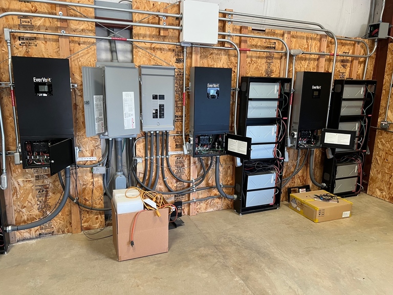 An EverVolt solar-battery system that does not work.