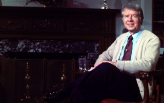 In 1977, shortly after taking office, President Jimmy Carter put on a yellow cardigan sweater and called for a spirit of sacrifice to deal with the energy crisis.