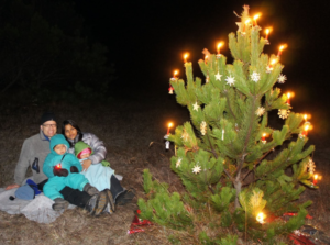 Arnold Leitner, Founder and CEO, with his family celebrating the holiday on a beach in Northern California.