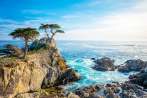 Monterey County lies an hour’s drive south of the San Francisco Bay Area and according to some, it is the Most Gorgeous Place in America. It is home to Big Sur, one of the world’s most iconic coastlines, as well as Pebble Beach, famous for its coastal golf courses.